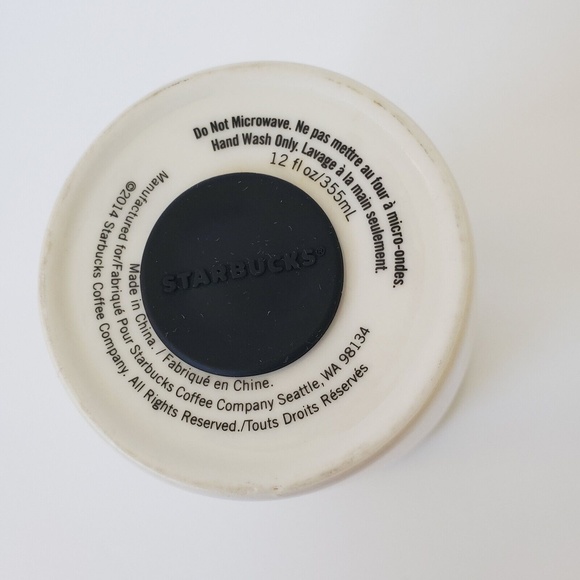 Starbucks Coffee Travel Tumbler with Lid Boy Green Balloon 12oz 2014 Series - Picture 4 of 9